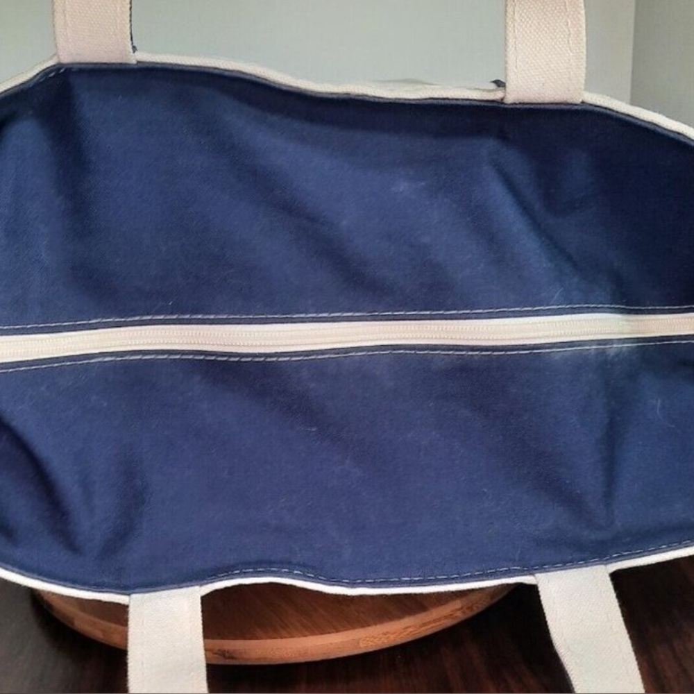Vintage✨LL Bean USA Boat and Tote Canvas Bag Medium 1980s EUC! Y2K MAINE - Picture 7 of 8